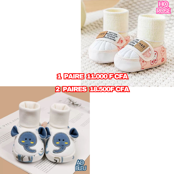Chaussures-chaussettes pour bébé ( 0 à 1 an)