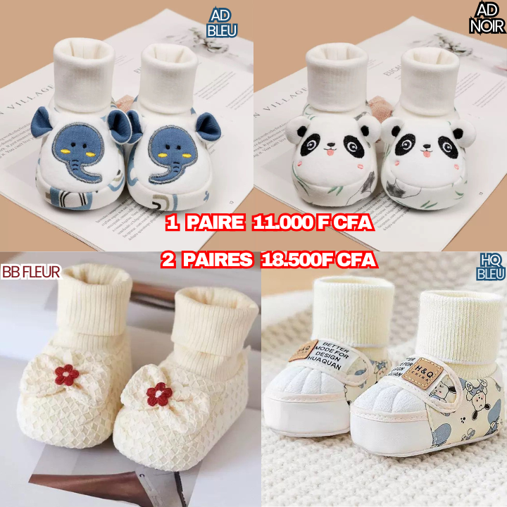 Chaussures-chaussettes pour bébé ( 0 à 1 an)
